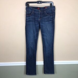 Express Jeans Women's Stella Skinny Leg Medium Wash Denim Jeans Sz 2 Long